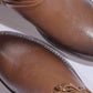 Bota alta verloois casual de piel con aplicación