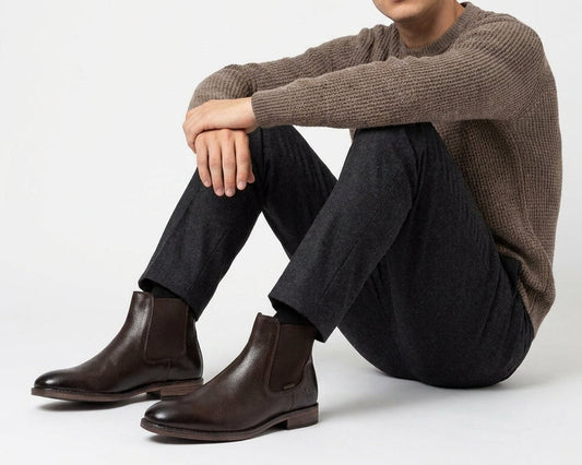 Botín Chelsea casual chocolate verloois