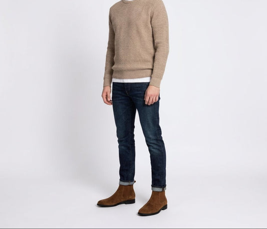 Botín Chelsea casual tan verloois
