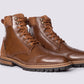 Botín brogue casual verloois de agujetas con suela de hule
